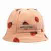Organic Cotton Terry Cloth Ladybird Hat Peach Bobo Choses Fashion Baby