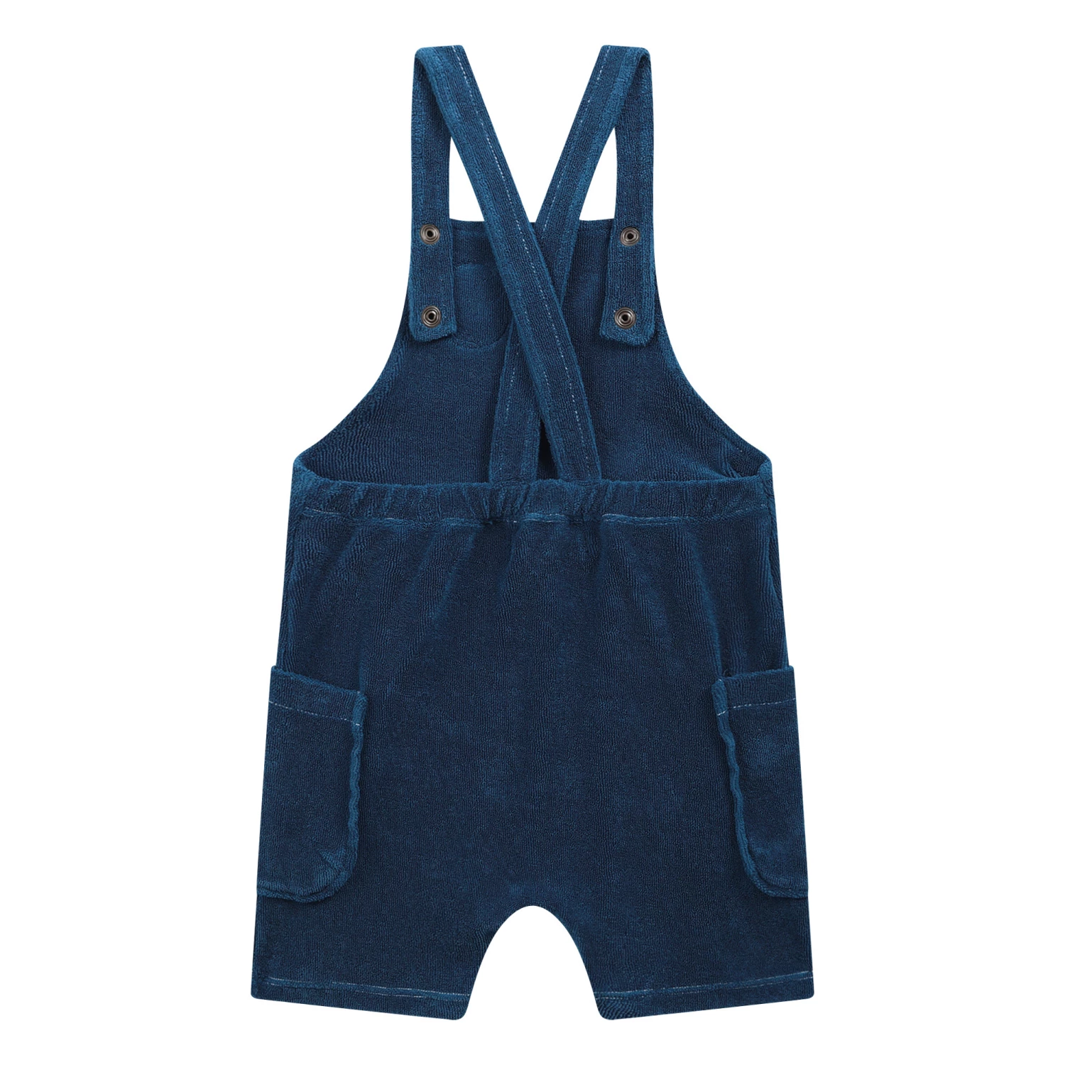 Organic Cotton Terry Cloth Overalls Petrol blue Bobo Choses Fashion Baby 6 Organic Cotton Terry Cloth Overalls Petrol blue Bobo Choses Fashion Baby - Image 6