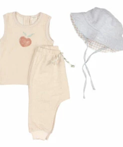 Organic Cotton Terry Cloth Peach Tank Top Beige Búho Fashion Baby -Baby Tops Elegant Store organic cotton terry cloth peach tank top beige b uacute ho fashion baby 4