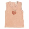 Organic Cotton Terry Cloth Peach Tank Top Dusty Pink Búho Fashion Baby