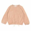 Organic Cotton Terry Cloth Sweatshirt Dusty Pink Búho Fashion Baby