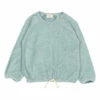 Organic Cotton Terry Cloth Sweatshirt Green water Búho Fashion Baby