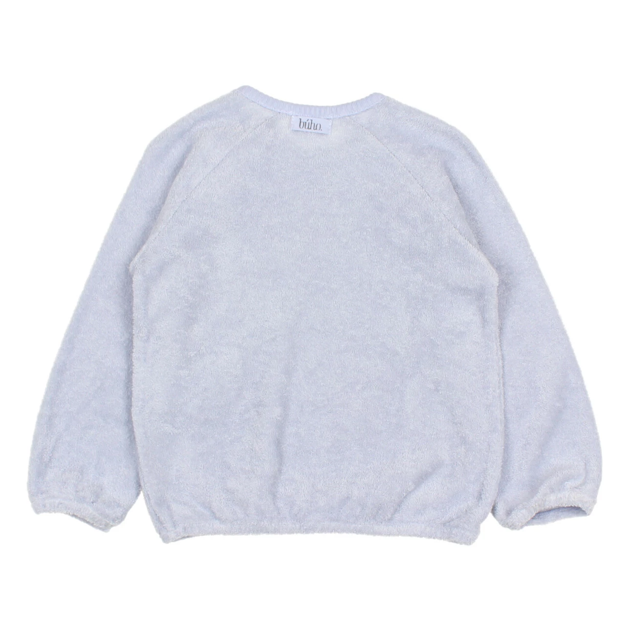 Organic Cotton Terry Cloth Sweatshirt Light blue Búho Fashion Baby 3 Organic Cotton Terry Cloth Sweatshirt Light blue Búho Fashion Baby - Image 3