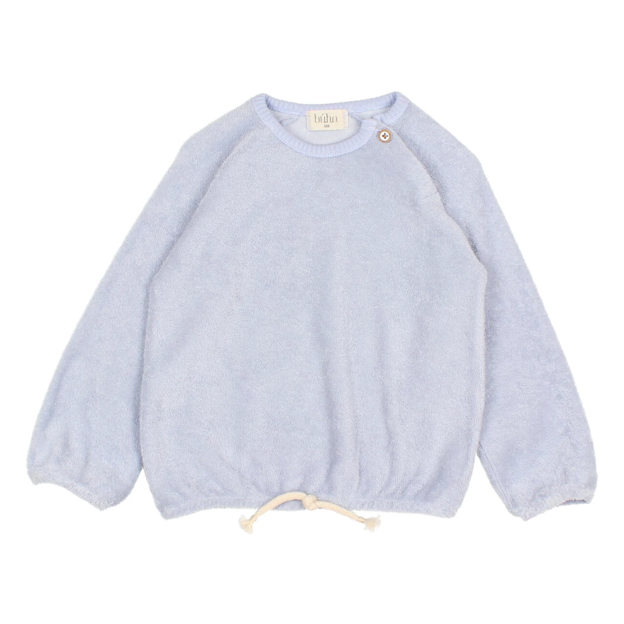 Organic Cotton Terry Cloth Sweatshirt Light blue Búho Fashion Baby 1 Organic Cotton Terry Cloth Sweatshirt Light blue Búho Fashion Baby
