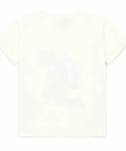 Organic Cotton Tiger T-shirt Ecru Bonton Fashion Baby, Children -Baby Tops Elegant Store organic cotton tiger t shirt ecru bonton fashion baby children 2