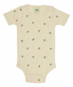 Organic Cotton Tree Babygrow Ecru FUB Fashion Baby