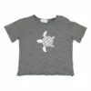 Organic Cotton Turtle T-shirt Grey Búho Fashion Baby, Children