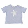 Organic Cotton Turtle T-shirt Light blue Búho Fashion Baby