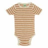 Organic Cotton Two-Tone Babygrow Apricot FUB Fashion Baby