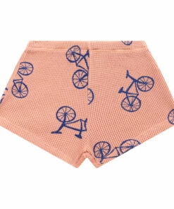 Organic Cotton Waffle Bicycle Baby Shorts Apricot Bobo Choses Fashion Baby
