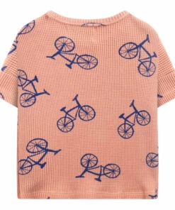 Organic Cotton Waffle Bicycle T-shirt Apricot Bobo Choses Fashion Baby, Children -Baby Tops Elegant Store organic cotton waffle bicycle t shirt apricot bobo choses fashion baby children 3
