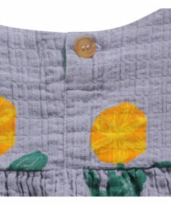 Organic Cotton Waffle Flower Dress Mauve Bobo Choses Fashion Baby -Baby Tops Elegant Store organic cotton waffle flower dress mauve bobo choses fashion baby 3