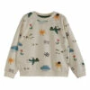 Organic Cotton Weather Sweatshirt Ecru Emile et Ida Fashion Baby, Children
