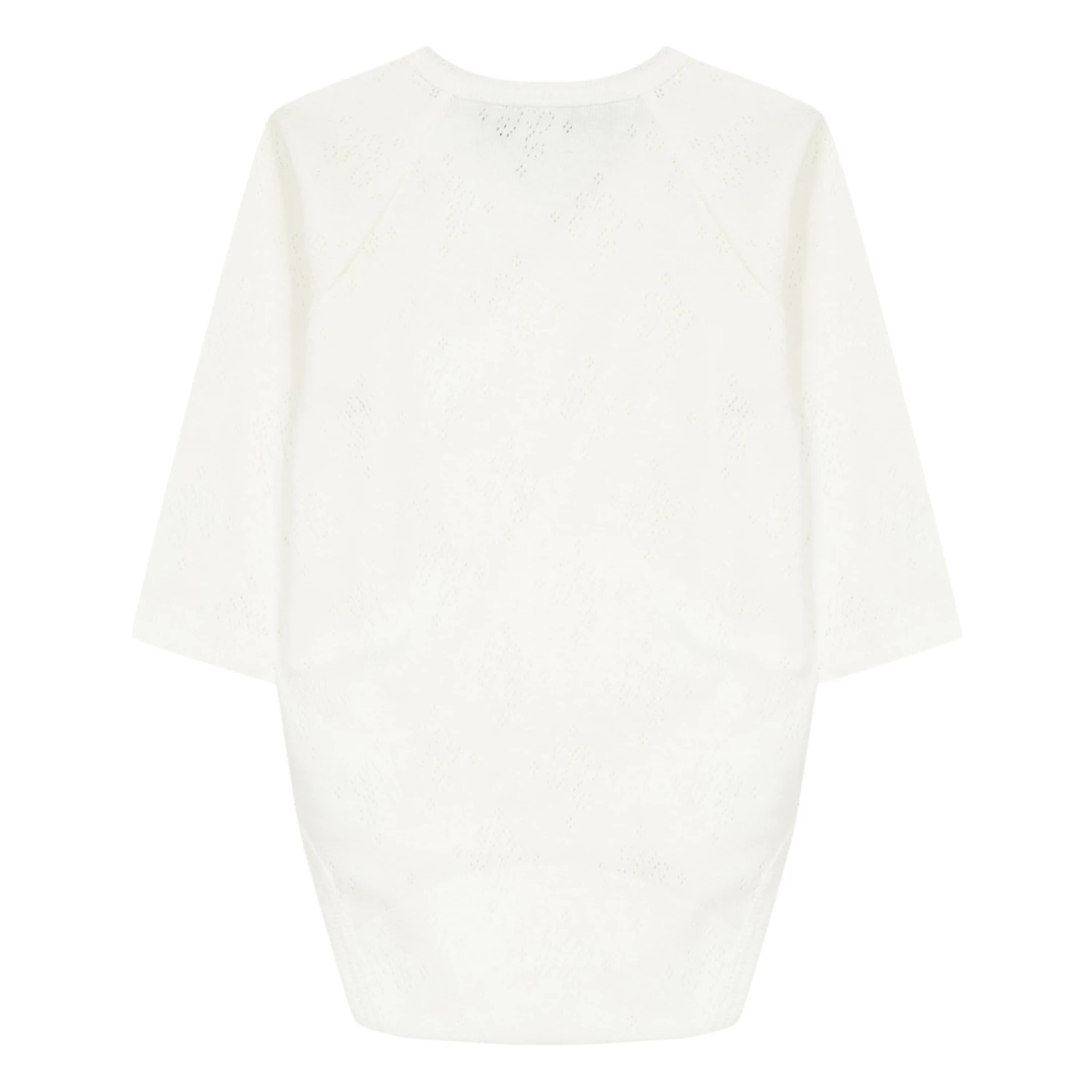 Organic Cotton Wrap Over Babygrow Ecru Tartine et Chocolat Fashion Baby 3 Organic Cotton Wrap Over Babygrow Ecru Tartine et Chocolat Fashion Baby - Image 3