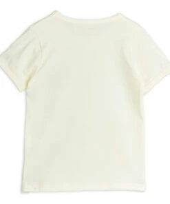 Organic Cotton Zebra T-shirt Ecru Mini Rodini Fashion Baby, Children -Baby Tops Elegant Store organic cotton zebra t shirt ecru mini rodini fashion baby children 2