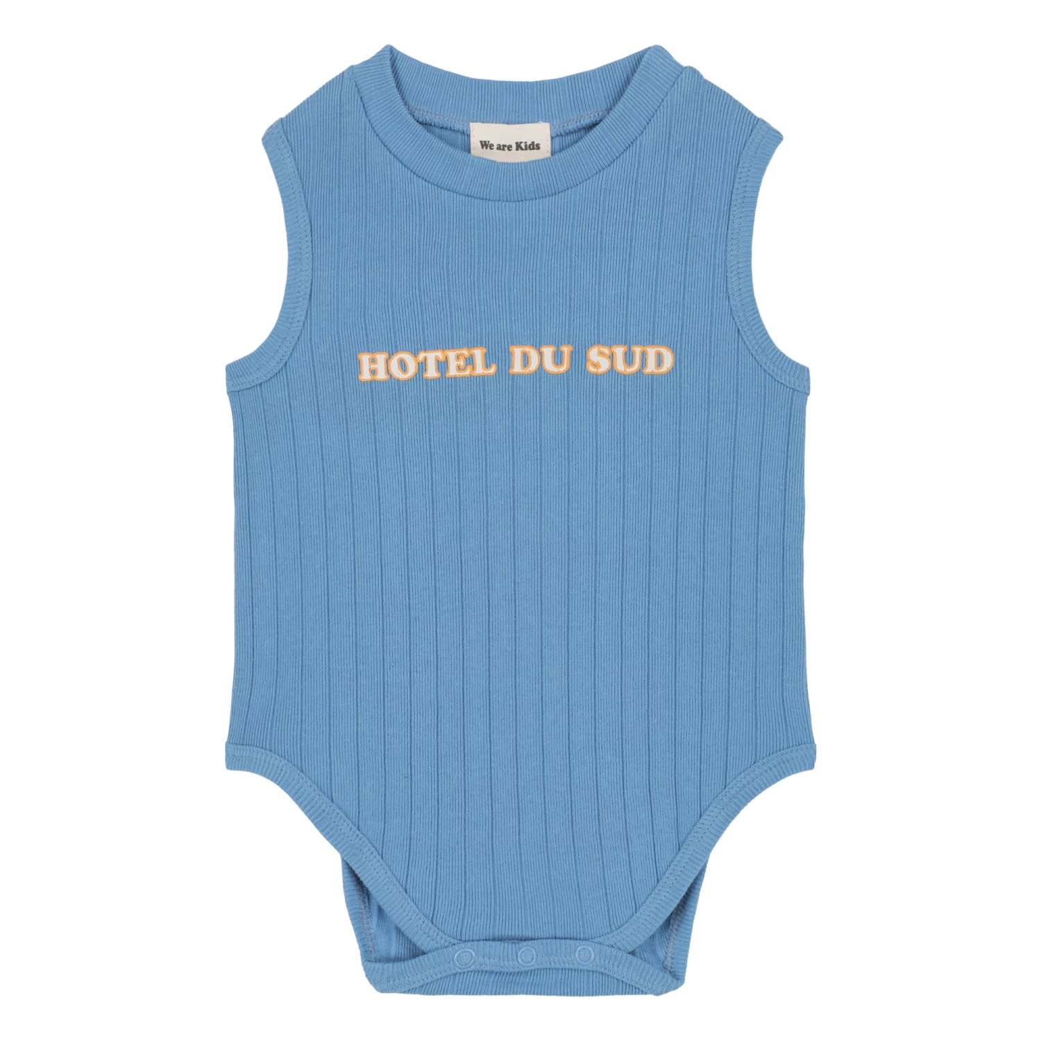 Orso “Hotel du Sud” Organic Cotton Babygrow Blue We Are Kids Fashion Baby 1 Orso “Hotel du Sud” Organic Cotton Babygrow Blue We Are Kids Fashion Baby