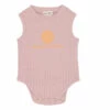 Orso Organic Cotton Peach Babygrow Pale pink We Are Kids Fashion Baby