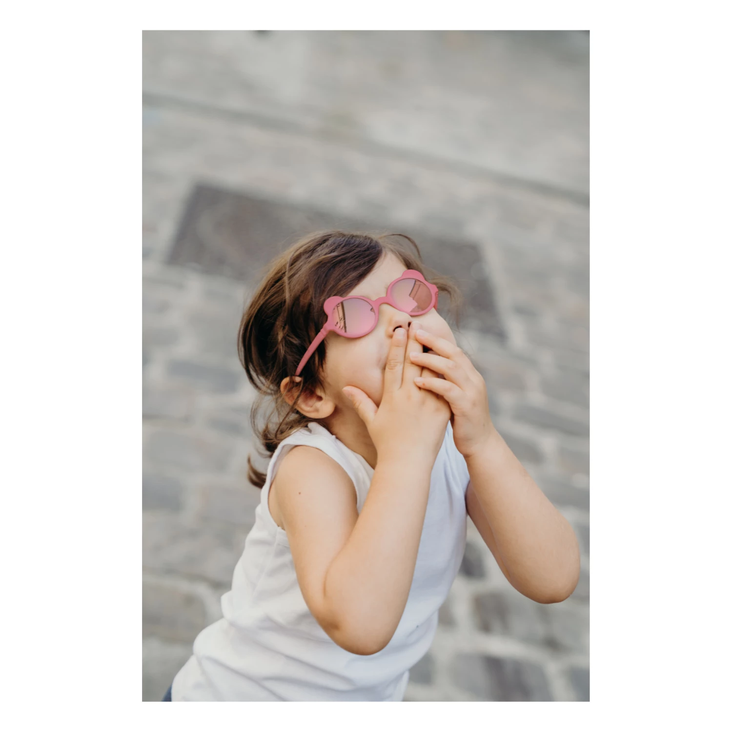 Ourson Sunglasses - KI ET LA x Carole Tolila Dusty Pink KI ET LA Fashion Baby, Children 5 Ourson Sunglasses - KI ET LA x Carole Tolila Dusty Pink KI ET LA Fashion Baby, Children - Image 5