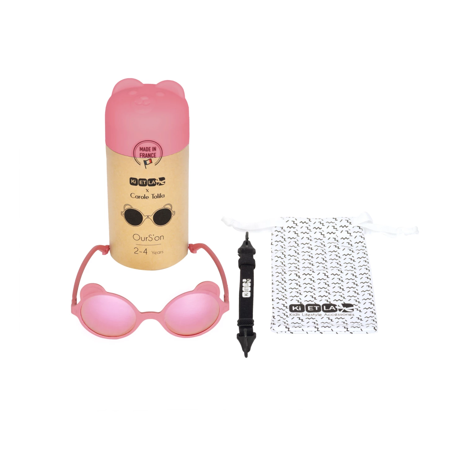 Ourson Sunglasses - KI ET LA x Carole Tolila Dusty Pink KI ET LA Fashion Baby, Children 8 Ourson Sunglasses - KI ET LA x Carole Tolila Dusty Pink KI ET LA Fashion Baby, Children - Image 8