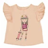 Papillon Louisette T-shirt Pale pink Louis Louise Fashion Baby
