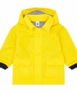 Party Raincoat Yellow Petit Bateau Fashion Baby