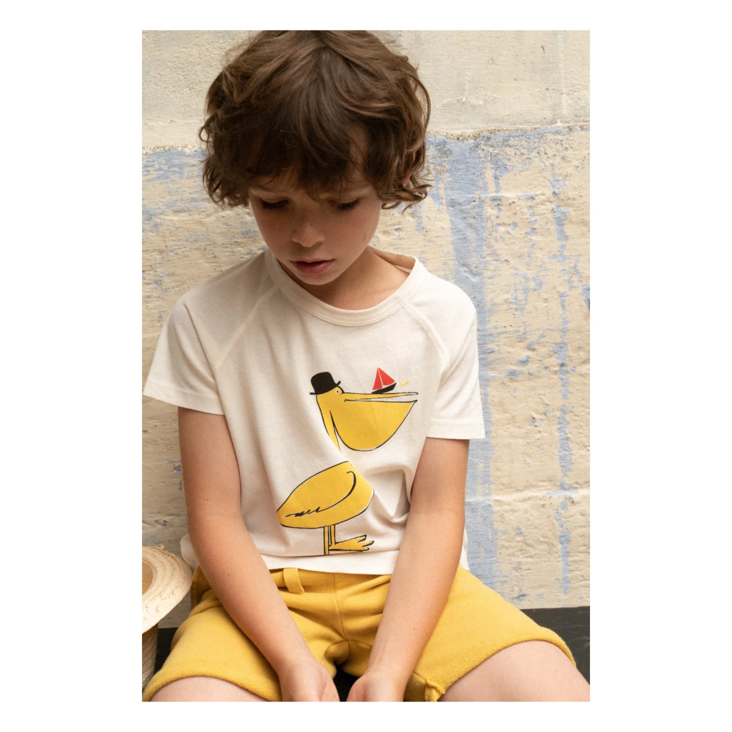Pelican T-shirt Ecru Emile et Ida Fashion Baby, Children 2 Pelican T-shirt Ecru Emile et Ida Fashion Baby, Children - Image 2
