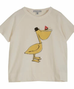 Pelican T-shirt Ecru Emile et Ida Fashion Baby, Children