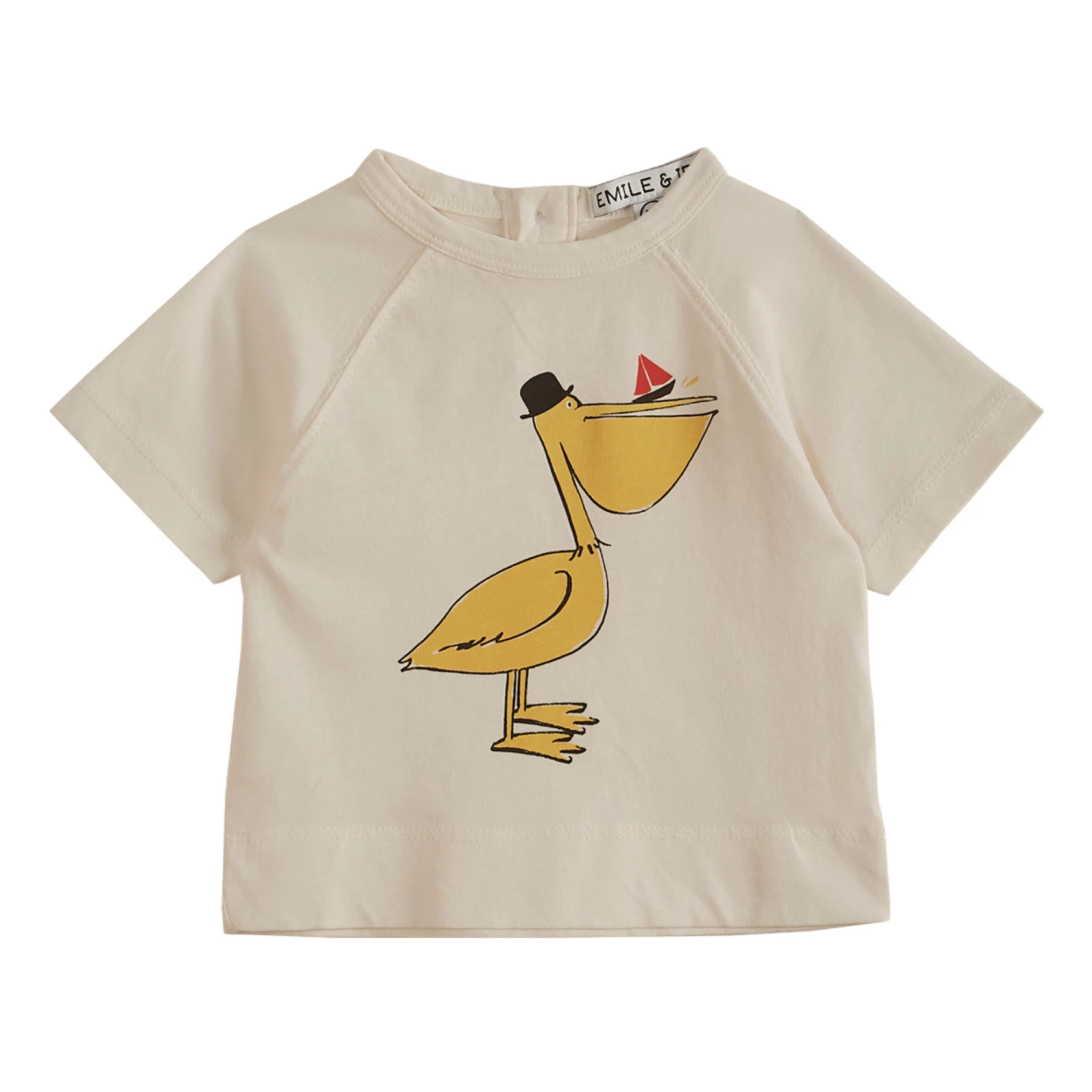 Pelican T-shirt Ecru Emile et Ida Fashion Baby, Children 4 Pelican T-shirt Ecru Emile et Ida Fashion Baby, Children - Image 4