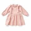 Percy Linen Dress Pink Soor Ploom Fashion Baby, Children