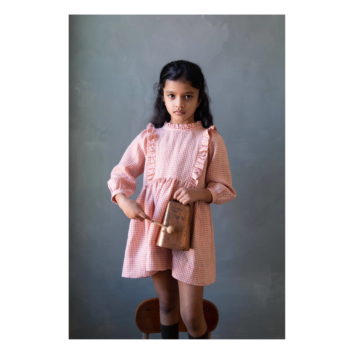 Percy Linen Dress Pink Soor Ploom Fashion Baby, Children 3 Percy Linen Dress Pink Soor Ploom Fashion Baby, Children - Image 3