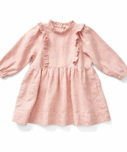 Percy Linen Dress Pink Soor Ploom Fashion Baby, Children