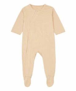 Perfect Organic Cotton Babygrow Powder pink Bonjour Little Fashion Baby