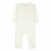 Pima Cotton Knit Rabbit Jumpsuit Ecru Tartine et Chocolat Fashion Baby