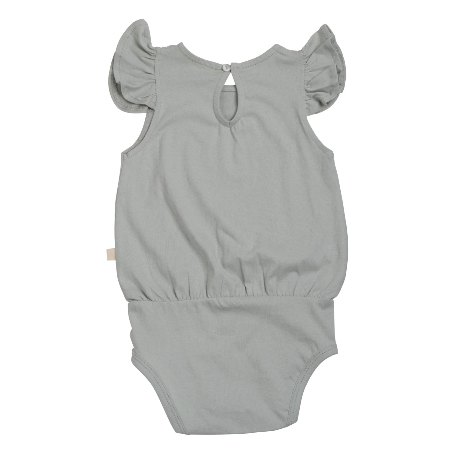 Pippy Organic Cotton Romper Green Minimalisma Fashion Baby 4 Pippy Organic Cotton Romper Green Minimalisma Fashion Baby - Image 4