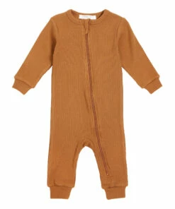Plain Pyjamas Camel Petit Lem Fashion Baby
