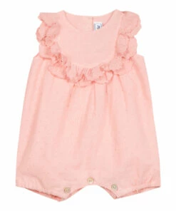 Plumetis Romper Pink Tartine et Chocolat Fashion Baby