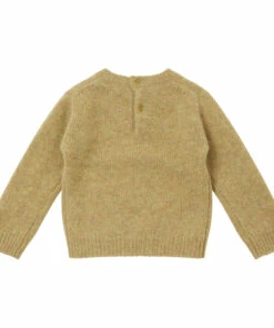 Poa Cashmere Jumper Taupe brown Caramel Fashion Baby -Baby Tops Elegant Store poa cashmere jumper taupe brown caramel fashion baby 2