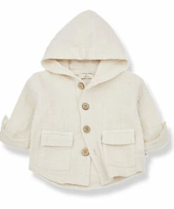 Pol Double Cotton Muslin Jacket Beige 1+ in the family Fashion Baby, Children