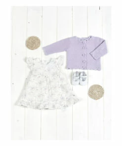 Pompom Cardigan Mauve Tartine et Chocolat Fashion Baby -Baby Tops Elegant Store pompom cardigan mauve tartine et chocolat fashion baby 2