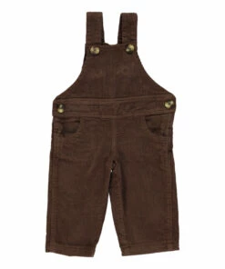 Quetsche Corduroy Overalls Brown Poudre Organic Fashion Baby, Children