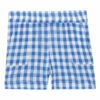 Ramb Gingham Cotton Muslin Shorts Blue Bonton Fashion Baby