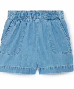 Rambo Lightweight Denim Baby Shorts Denim blue Bonton Fashion Baby