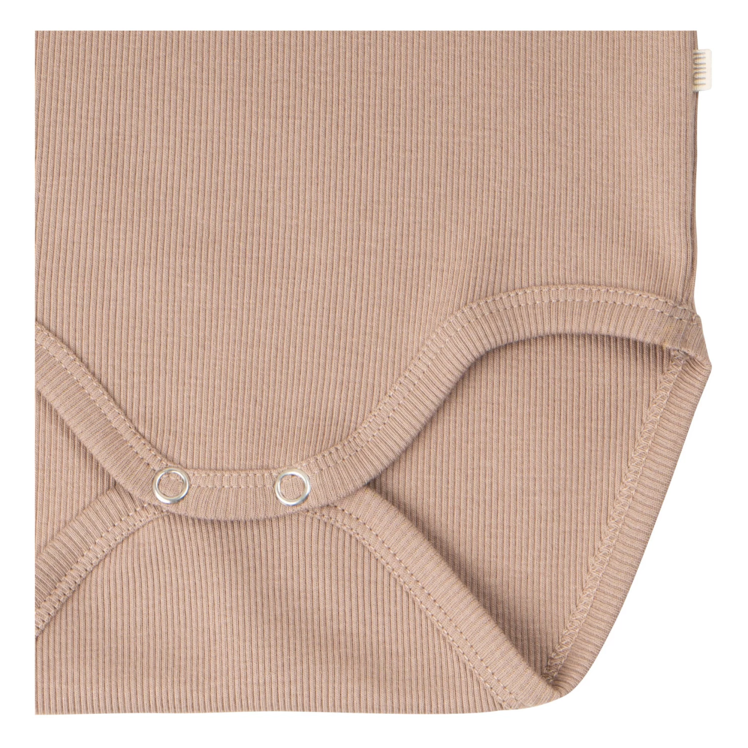 Rap Organic Cotton Ribbed Babygrow Brown Minimalisma Fashion Baby 3 Rap Organic Cotton Ribbed Babygrow Brown Minimalisma Fashion Baby - Image 3