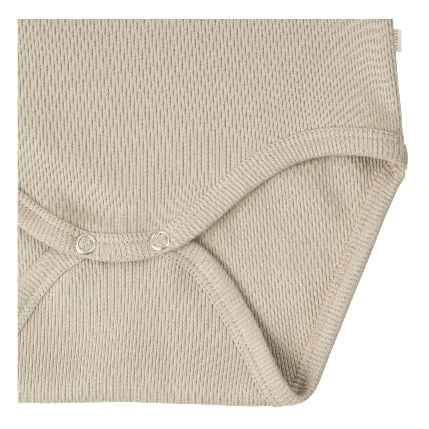 Rebild Organic Cotton Ribbed Babygrow Olive green Minimalisma Fashion Baby 3 Rebild Organic Cotton Ribbed Babygrow Olive green Minimalisma Fashion Baby - Image 3