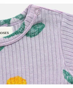 Recycled Cotton Floral Ribbed Babygrow Mauve Bobo Choses Fashion Baby 12 Recycled Cotton Floral Ribbed Babygrow Mauve Bobo Choses Fashion Baby -Baby Tops Elegant Store recycled cotton floral ribbed babygrow mauve bobo choses fashion baby 4