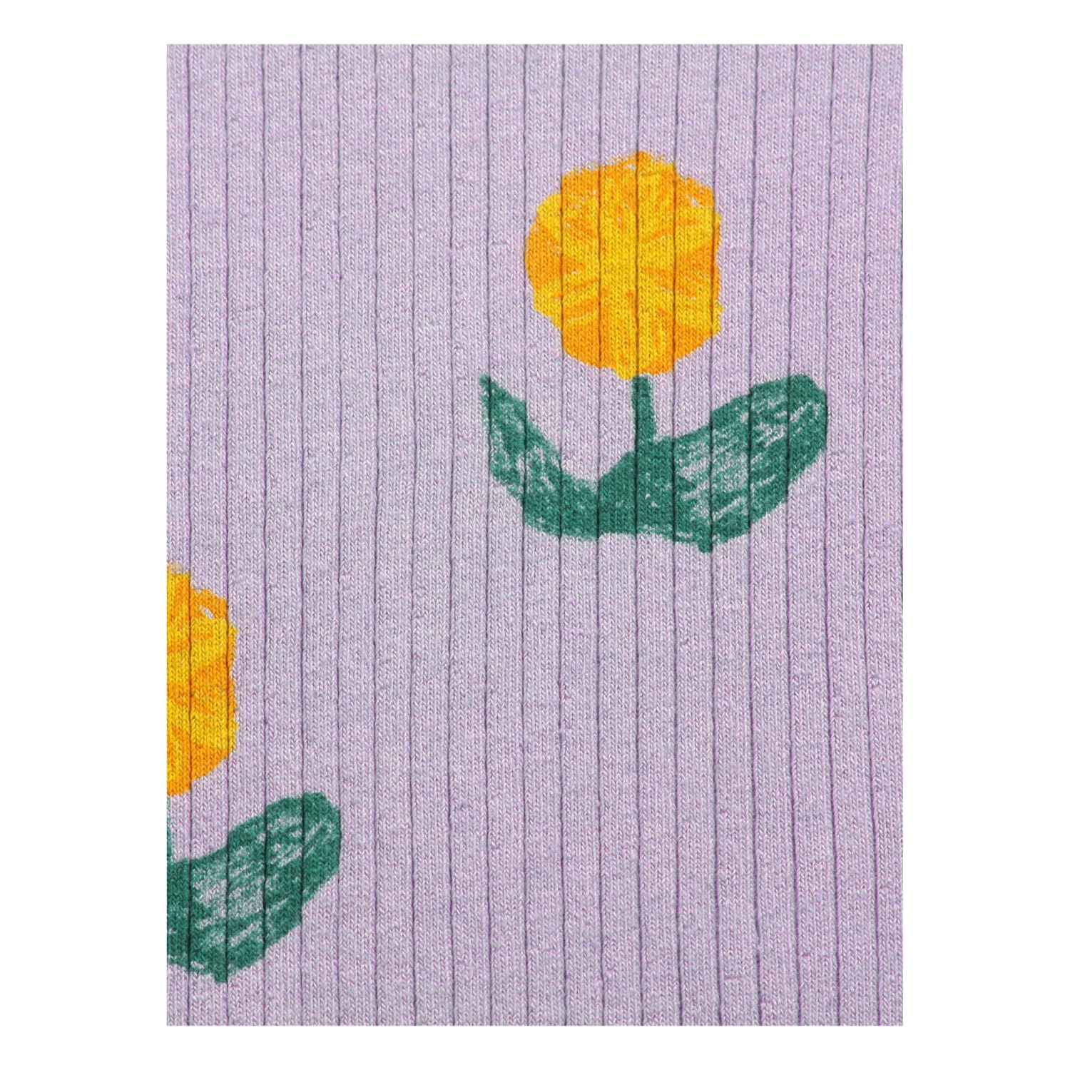 Recycled Cotton Floral Ribbed Babygrow Mauve Bobo Choses Fashion Baby 6 Recycled Cotton Floral Ribbed Babygrow Mauve Bobo Choses Fashion Baby - Image 6