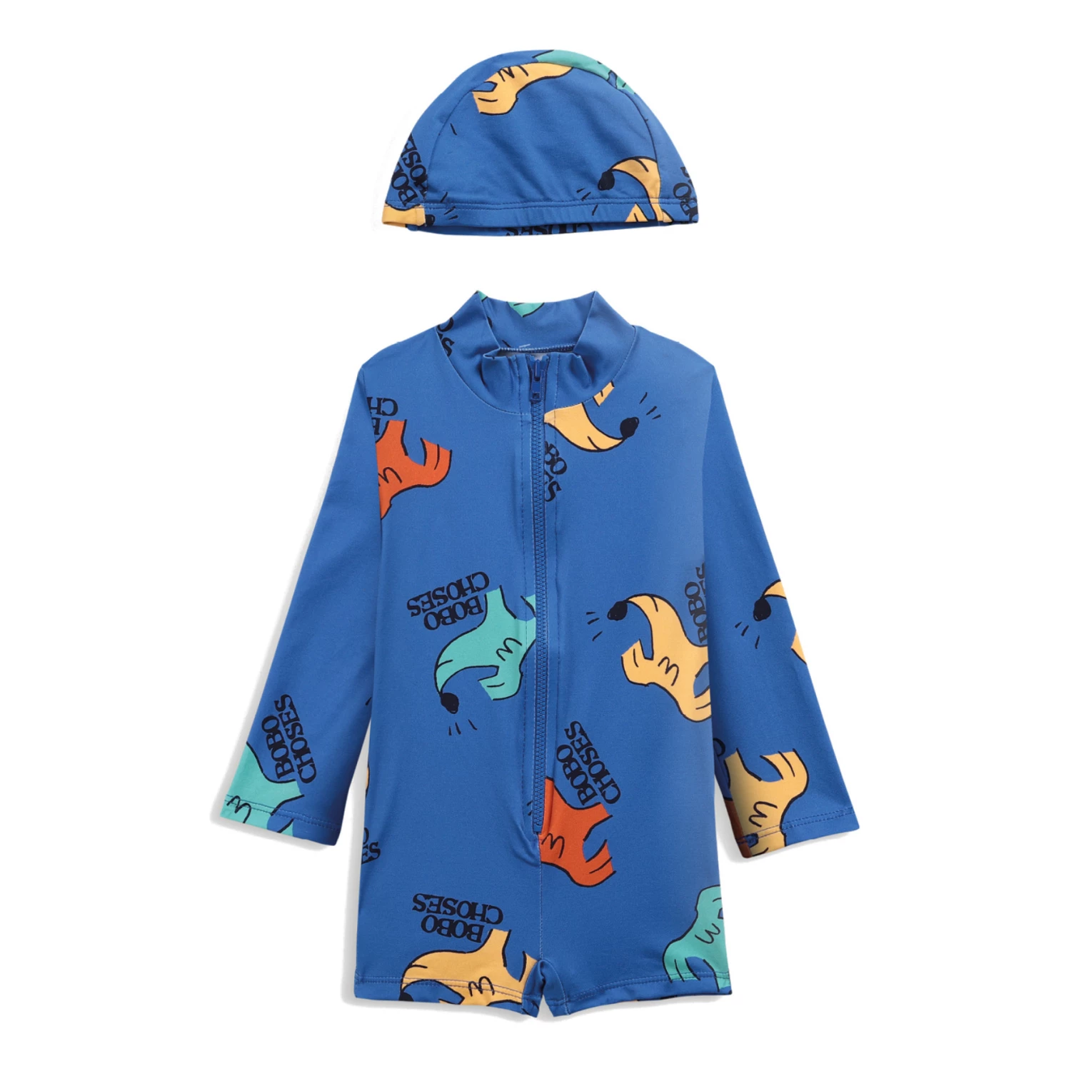 Recycled Nylon Anti-UV Dog Playsuit Swimming Cap Blue Bobo Choses Fashion Baby, Children 1 Recycled Nylon Anti-UV Dog Playsuit Swimming Cap Blue Bobo Choses Fashion Baby, Children