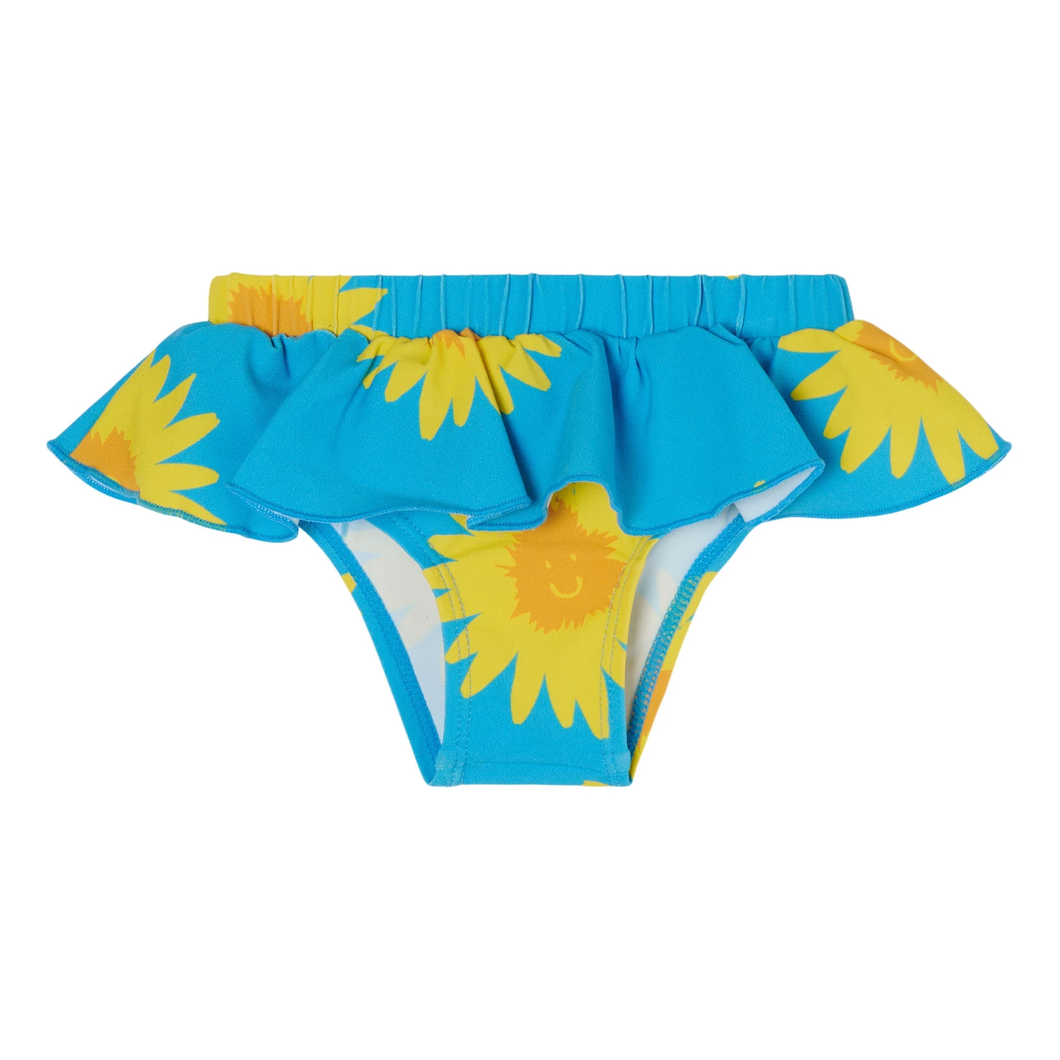 Recycled Polyamide Sunflower Bikini Bottoms Blue Stella McCartney Kids Fashion Baby 1 Recycled Polyamide Sunflower Bikini Bottoms Blue Stella McCartney Kids Fashion Baby