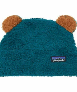 Recycled Polyester Beanie Green Patagonia Fashion Baby, Children
