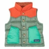Recycled Polyester Colourblock Puffer Vest Green Patagonia Fashion Baby, Children